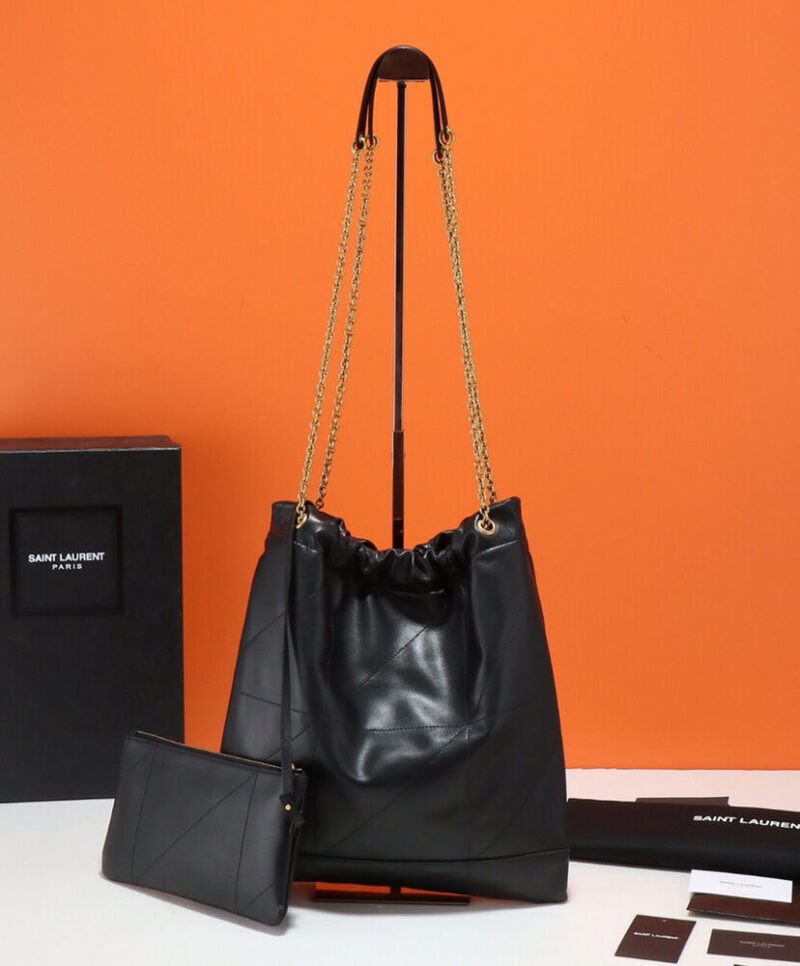 Saint Laurent Jamie 4.3 Pochon In Lambskin Black